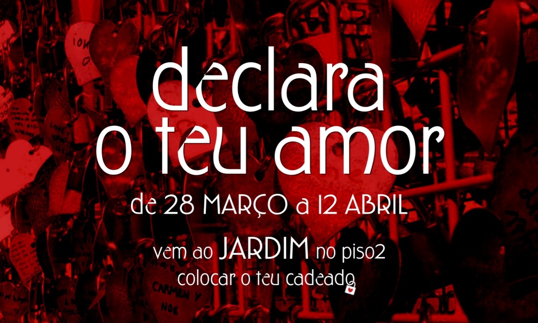 «Declara o teu amor» agora no Jardim do Colombo