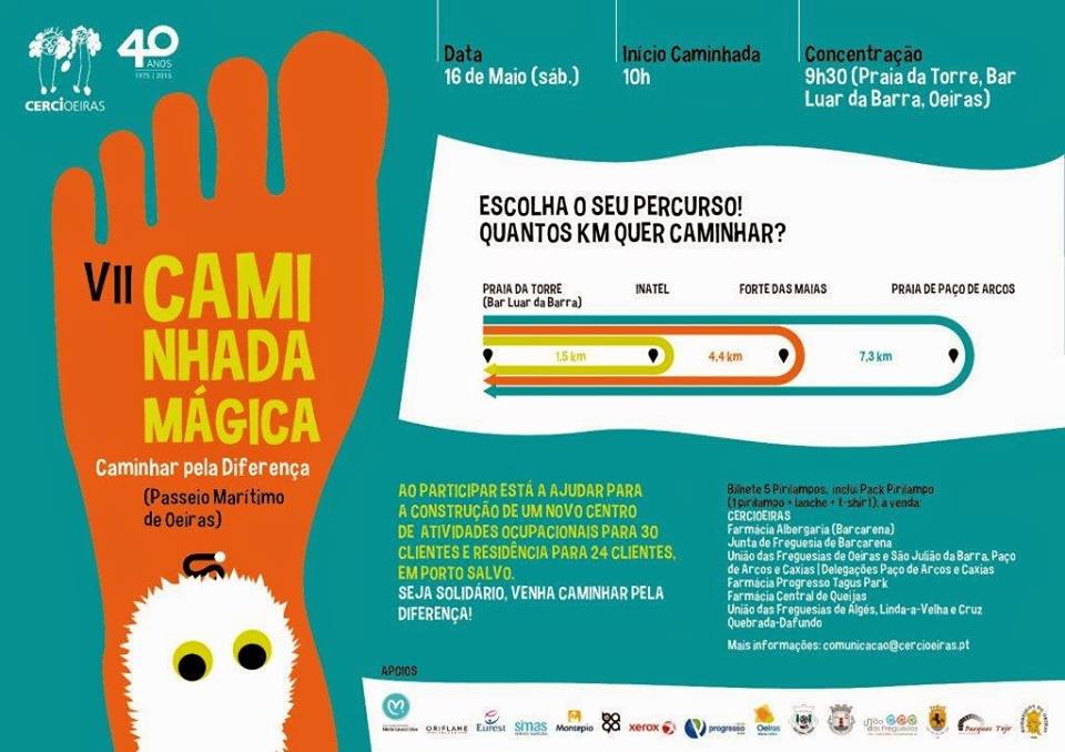 Caminhar pela diferença em Oeiras