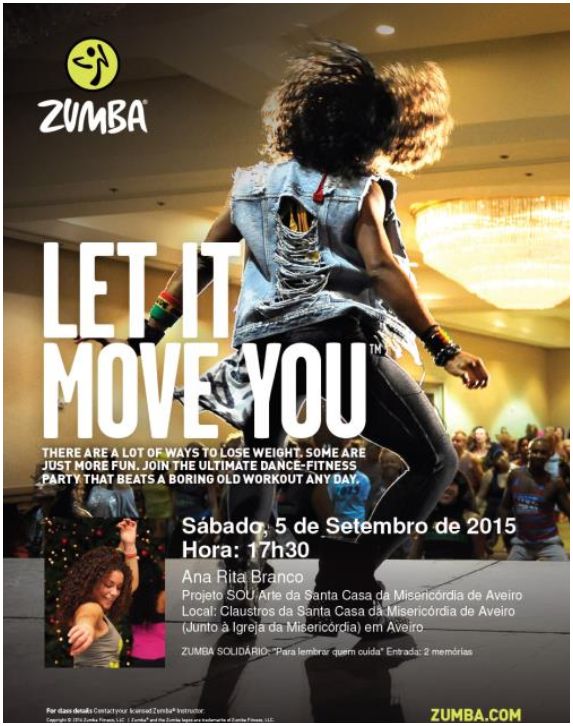 Aula de zumba solidária para lembrar quem cuida